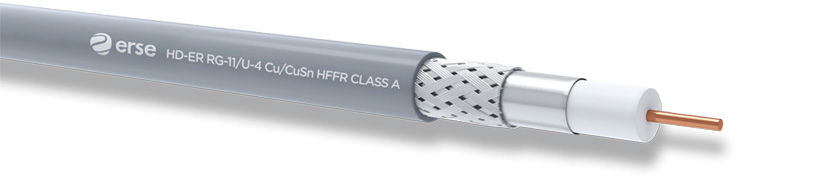 HD-ER RG-11/U-4 Cu/CuSn HFFR CLASS A